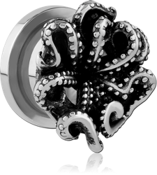 STAINLESS STEEL THREADED TUNNEL WITH SURGICAL STEEL GRADE 316L TOP