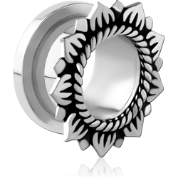 STAINLESS STEEL GRADE 304 THREADED TUNNEL WITH SURGICAL STEEL TOP