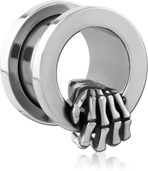 STAINLESS STEEL GRADE 304 THREADED TUNNEL WITH SURGICAL STEEL TOP