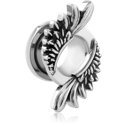 316L SURGICAL STEEL GRADE 316L PETAL TOP WITH STAINLESS STEEL THREADED TUNNEL SUNFLOWER PETALS