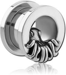 STAINLESS STEEL GRADE 304 THREADED TUNNEL WITH SURGICAL STEEL TOP