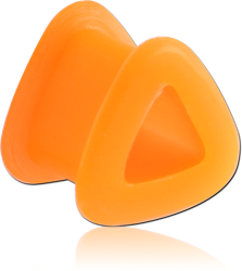 SOFT SILICONE DOUBLE FLARED TRIANGULAR TUNNEL