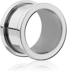 SURGICAL STEEL GRADE 316L THREADED TUNNEL