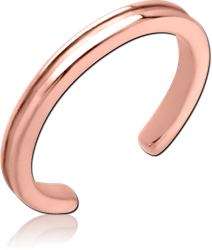 ROSE GOLD PVD COATED SURGICAL STEEL GRADE 316L TOE RING