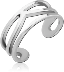 SURGICAL STEEL GRADE 316L TOE RING