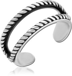 SURGICAL STEEL GRADE 316L TOE RING