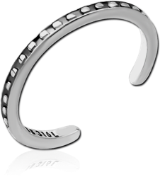 SURGICAL STEEL GRADE 316L TOE RING