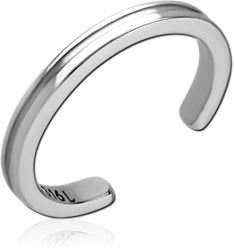 SURGICAL STEEL GRADE 316L TOE RING
