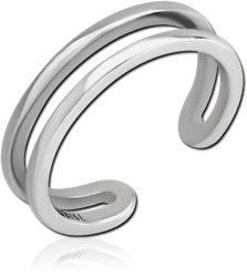 SURGICAL STEEL GRADE 316L TOE RING