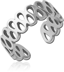 SURGICAL STEEL GRADE 316L TOE RING