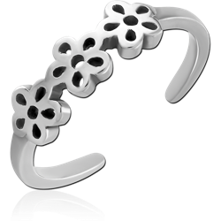 SURGICAL STEEL GRADE 316L TOE RING