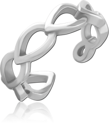 SURGICAL STEEL GRADE 316L TOE RING