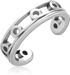 SURGICAL STEEL GRADE 316L TOE RING