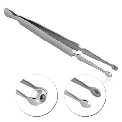 BEAD HOLDING STAINLESS STEEL GRADE 304 TWEEZERS