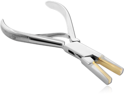 FLAT NOSE PLIERS WITH BASE METAL JAWS