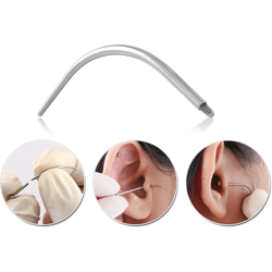 SURGICAL STEEL INTERNALLY THREADED CURVED TAPER