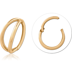 GOLD PVD 18K COATED SURGICAL STEEL GRADE 316L MULTI PURPOSE CLICKER