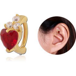 GOLD PVD COATED SURGICAL STEEL GRADE 316L ROOK CLICKER