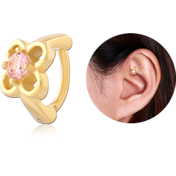 GOLD PVD COATED SURGICAL STEEL GRADE 316L ROOK CLICKER