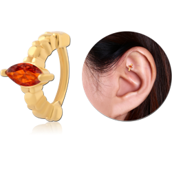 GOLD PVD COATED SURGICAL STEEL GRADE 316L ROOK CLICKER