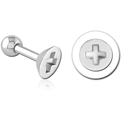 SURGICAL STEEL GRADE 316L TRAGUS MICRO BARBELL