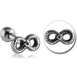 SURGICAL STEEL GRADE 316L TRAGUS MICRO BARBELL