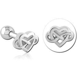 SURGICAL STEEL GRADE 316L TRAGUS MICRO BARBELL