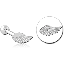 SURGICAL STEEL GRADE 316L TRAGUS MICRO BARBELL