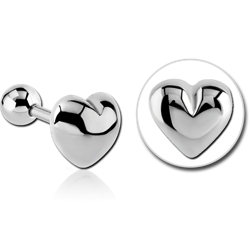 SURGICAL STEEL GRADE 316L TRAGUS MICRO BARBELL