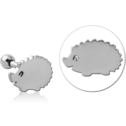 SURGICAL STEEL GRADE 316L TRAGUS MICRO BARBELL - MOLE