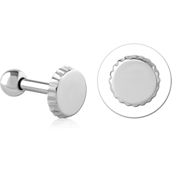 SURGICAL STEEL GRADE 316LTRAGUS MICRO BARBELL