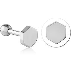 SURGICAL STEEL GRADE 316L TRAGUS MICRO BARBELL