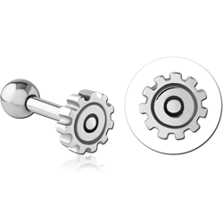 SURGICAL STEEL GRADE 316L TRAGUS MICRO BARBELL