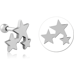 SURGICAL STEEL GRADE 316L TRAGUS MICRO BARBELL