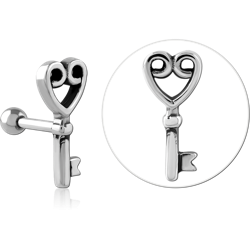 SURGICAL STEEL GRADE 316L TRAGUS MICRO BARBELL