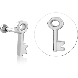 SURGICAL STEEL GRADE 316L TRAGUS MICRO BARBELL