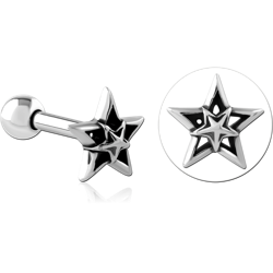 SURGICAL STEEL GRADE 316L TRAGUS MICRO BARBELL