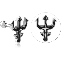 SURGICAL STEEL GRADE 316L TRAGUS MICRO BARBELL