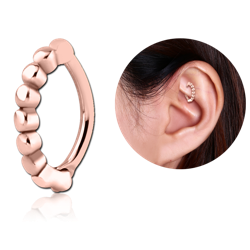 ROSE GOLD PVD COATED SURGICAL STEEL GRADE 316L ROOK CLICKER