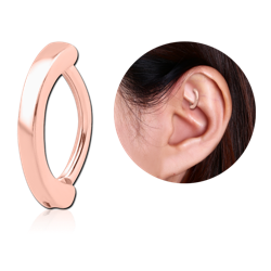 ROSE GOLD PVD COATED SURGICAL STEEL GRADE 316L ROOK CLICKER