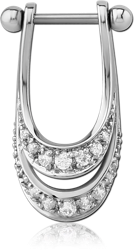 SURGICAL STEEL GRADE 316L CARTILAGE SHIELD