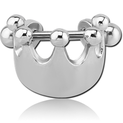 SURGICAL STEEL GRADE 316L CARTILAGE SHIELD - CROWN