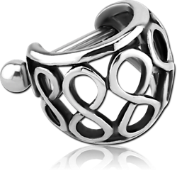 SURGICAL STEEL GRADE 316L CARTILAGE SHIELD - INFINITIES