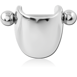 SURGICAL STEEL GRADE 316L CARTILAGE SHIELD