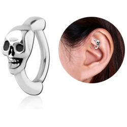 SURGICAL STEEL GRADE 316L ROOK CLICKER - SKULL