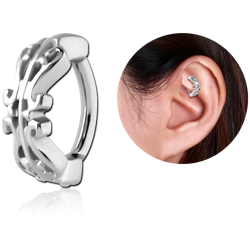 SURGICAL STEEL GRADE 316L ROOK CLICKER - FILIGREE