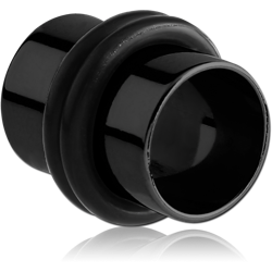 BLACK PVD COATED SURGICAL STEEL GRADE 316L TUNNEL