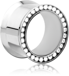 STAINLESS STEEL GRADE 304 JEWELED TUNNEL
