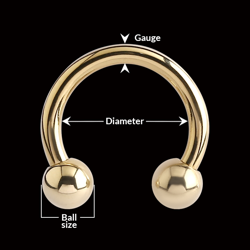 measurement of CIRCULAR BARBELLS