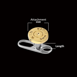 measurement of DERMAL ANCHORS & SURFACE PIERCING